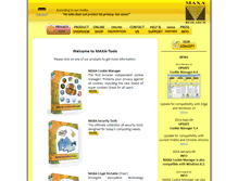 Tablet Screenshot of maxa-tools.com